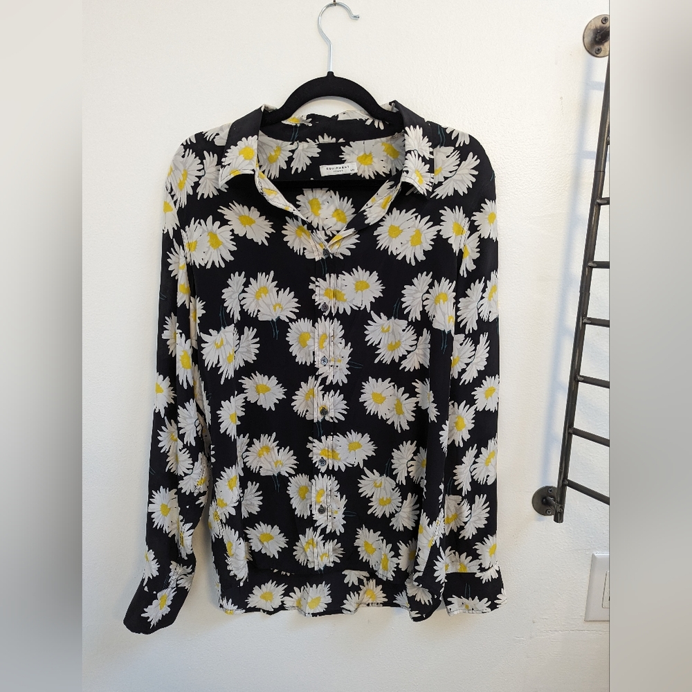 Equipment silk Daisy shirt